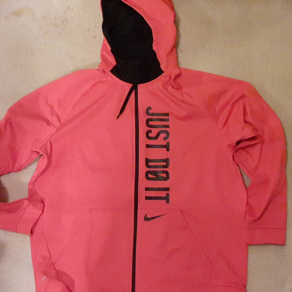 Nike zip up hooded sweater